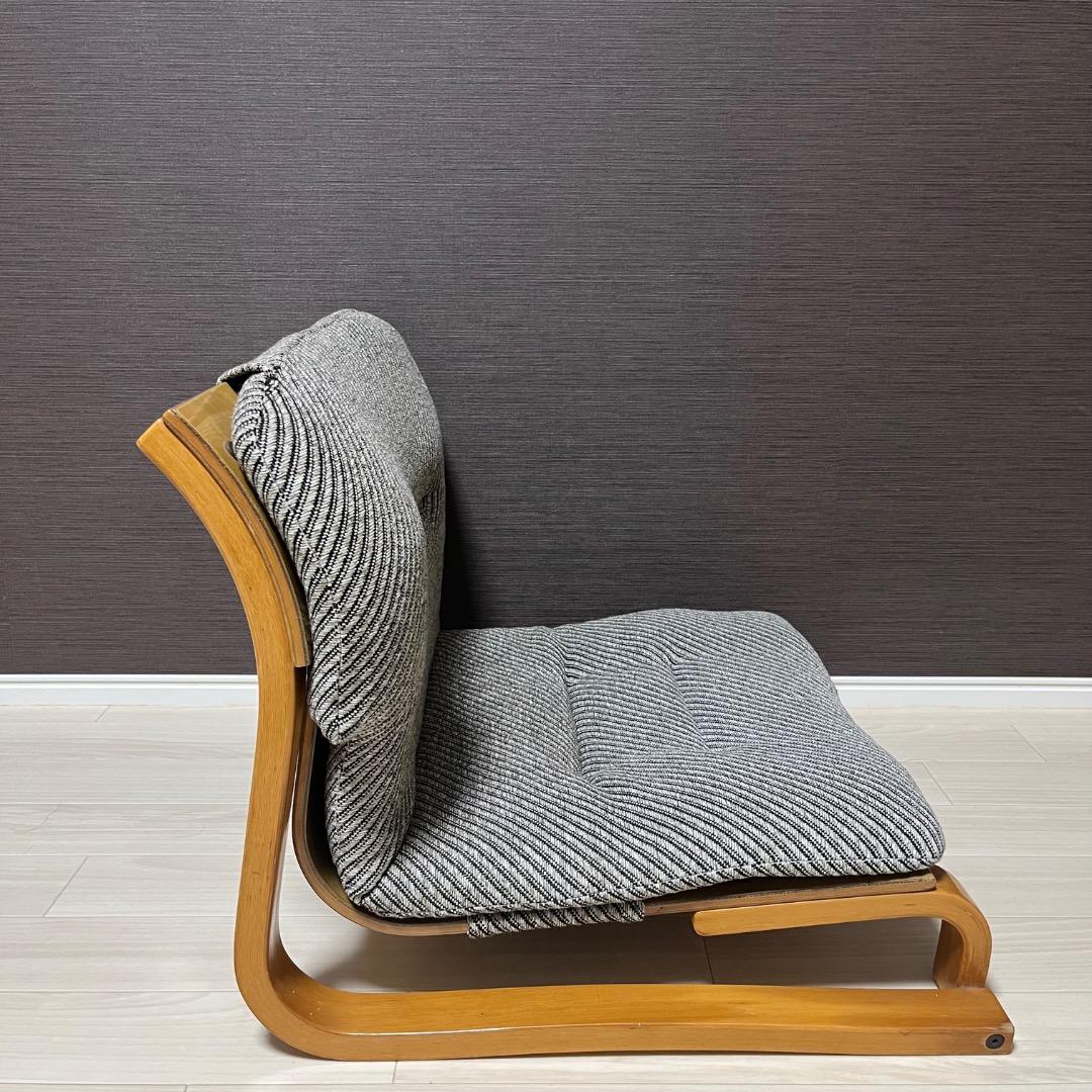 徳島県立工業技術センター 新日本木工 曲木 低座椅子　胡坐楽座椅子 腰痛防止