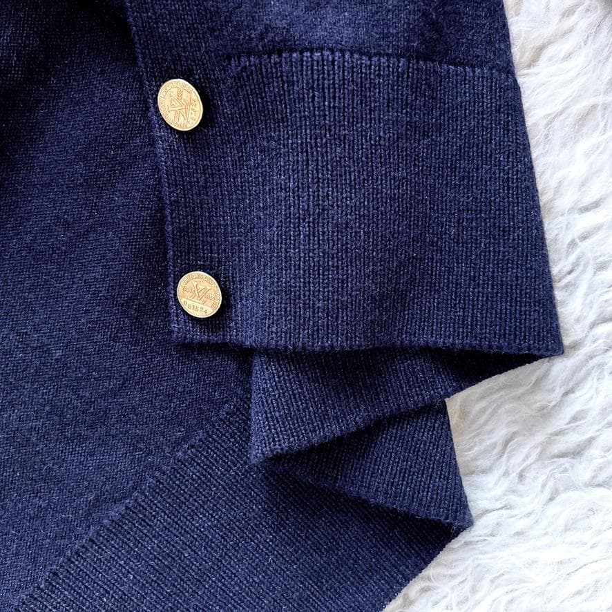 美品★LOUIS VUITTON★ロゴ★カシミヤ★ニットコート★カーディガン