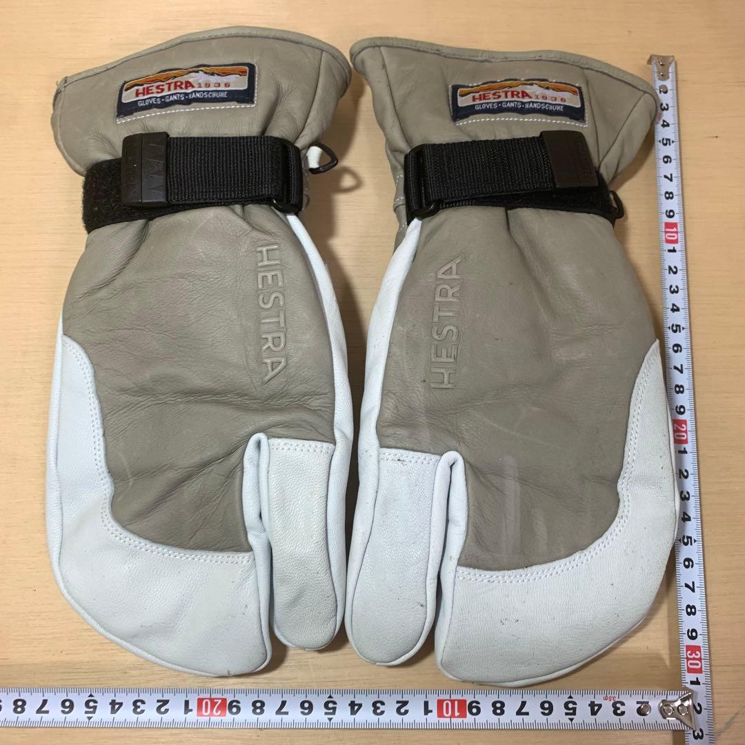 Hestra へストラ本革ミトン グローブ グレーツートン色 9インチ