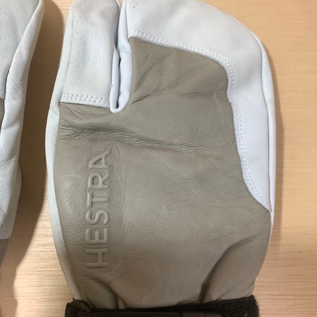 Hestra へストラ本革ミトン グローブ グレーツートン色 9インチ