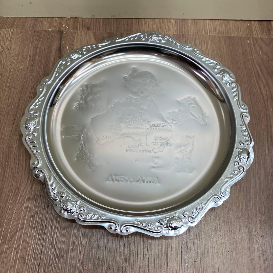 E-1 オリオン 鍋の友 プレート 2点セット パンチングトレー 地図デザイン