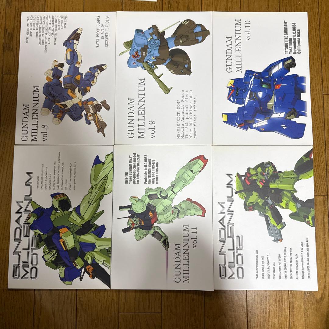 ♢ GUNDAM MILLENNIUM ガンダム 解説 雑誌 12冊セット