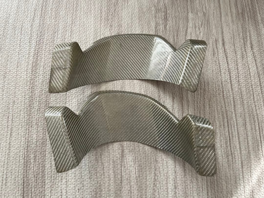 レヴォーグ VM4 VMG 本物シルバーカーボン、バンパーガード 左右セット