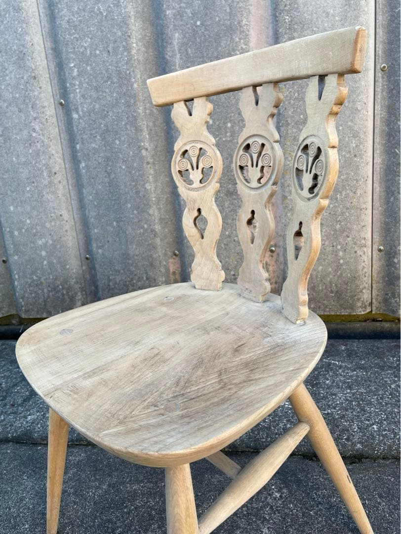 ビンテージ/英国製/ERCOL/アーコール/シスルバックチェア/チェア/剥離