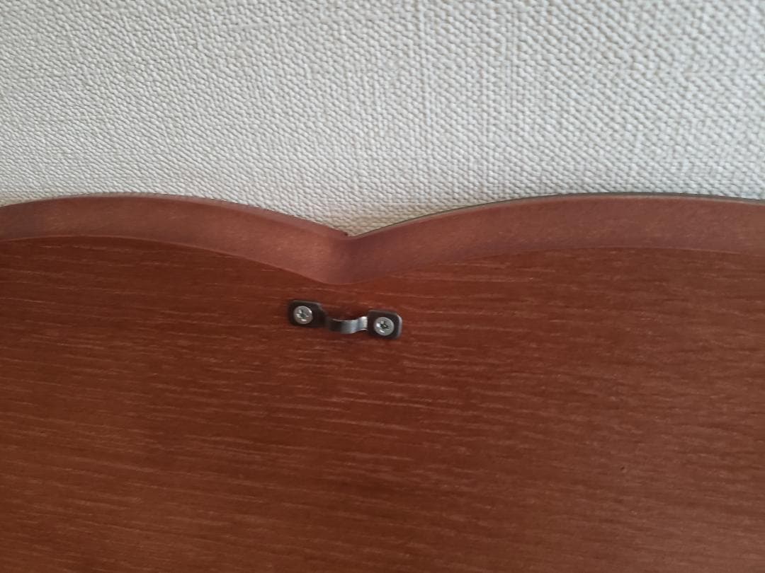 壁掛けミラー　アンティークミラー　ヴィンテージミラー　木製　鏡