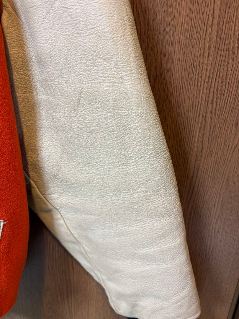 hewitt スタジャン キルティング ウール レザー USA製 90's