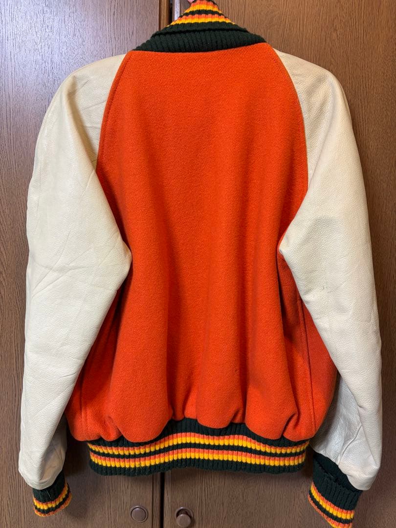 hewitt スタジャン キルティング ウール レザー USA製 90's