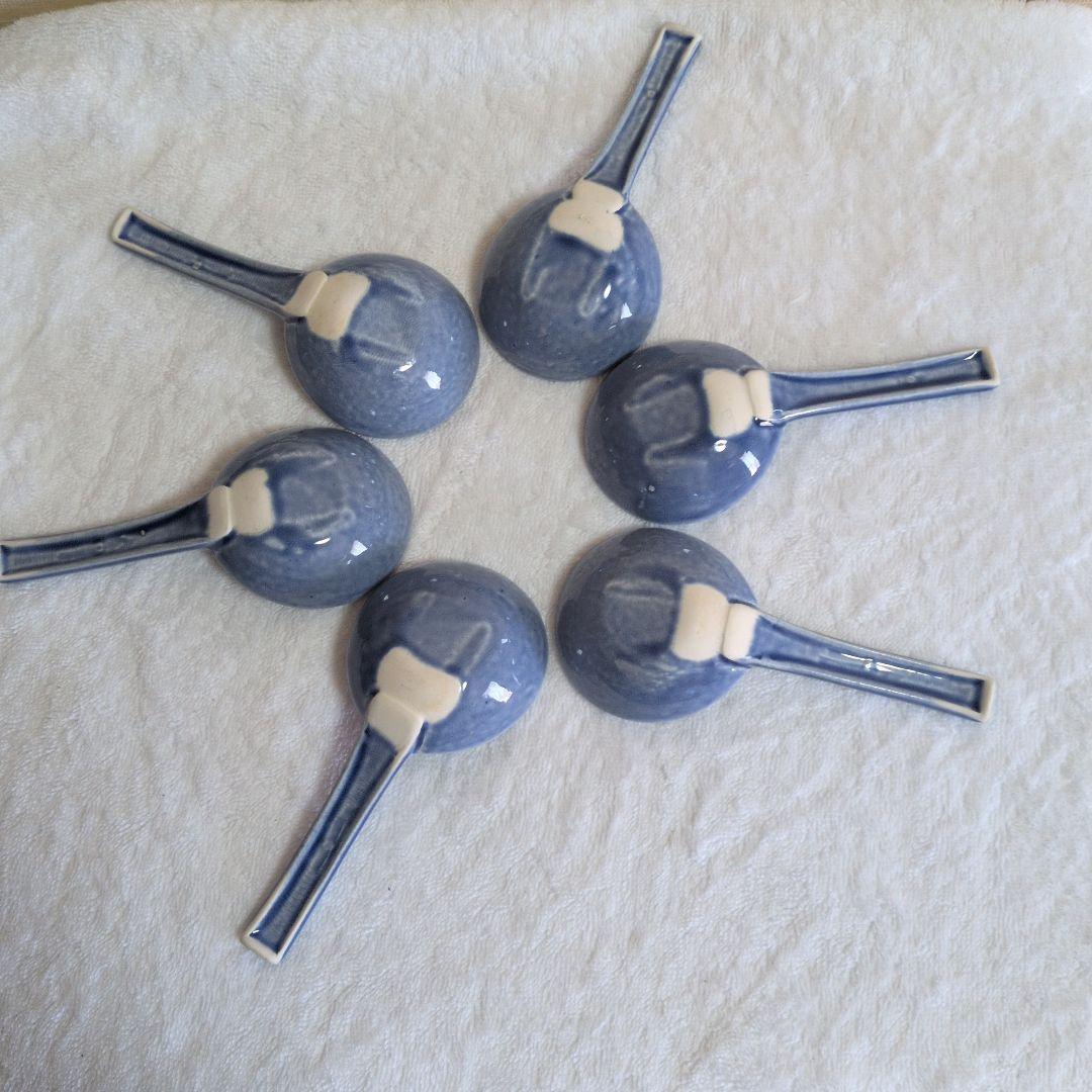 たち吉オシャレ・レンゲ他 ネイビー グレー 食器セット 約30cm・大皿