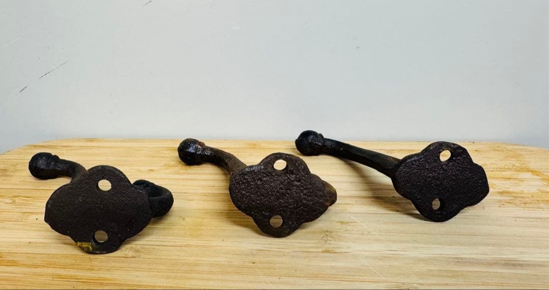 アンティーク調 鋳鉄フック ×12個セット