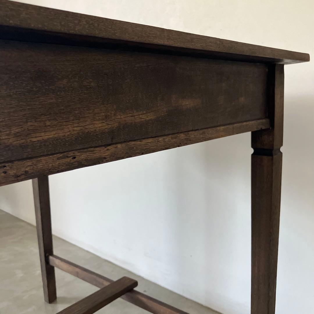 レトロ　アンティーク　ヴィンテージ　古道具　古家具　テーブル　机　木製