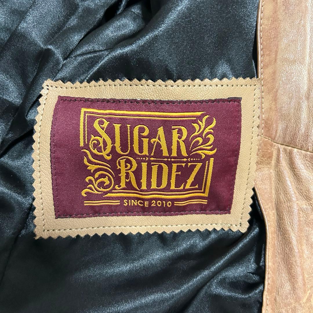 SUGAR RIDEZ キャメルブラウン レザージャケット Mサイズ