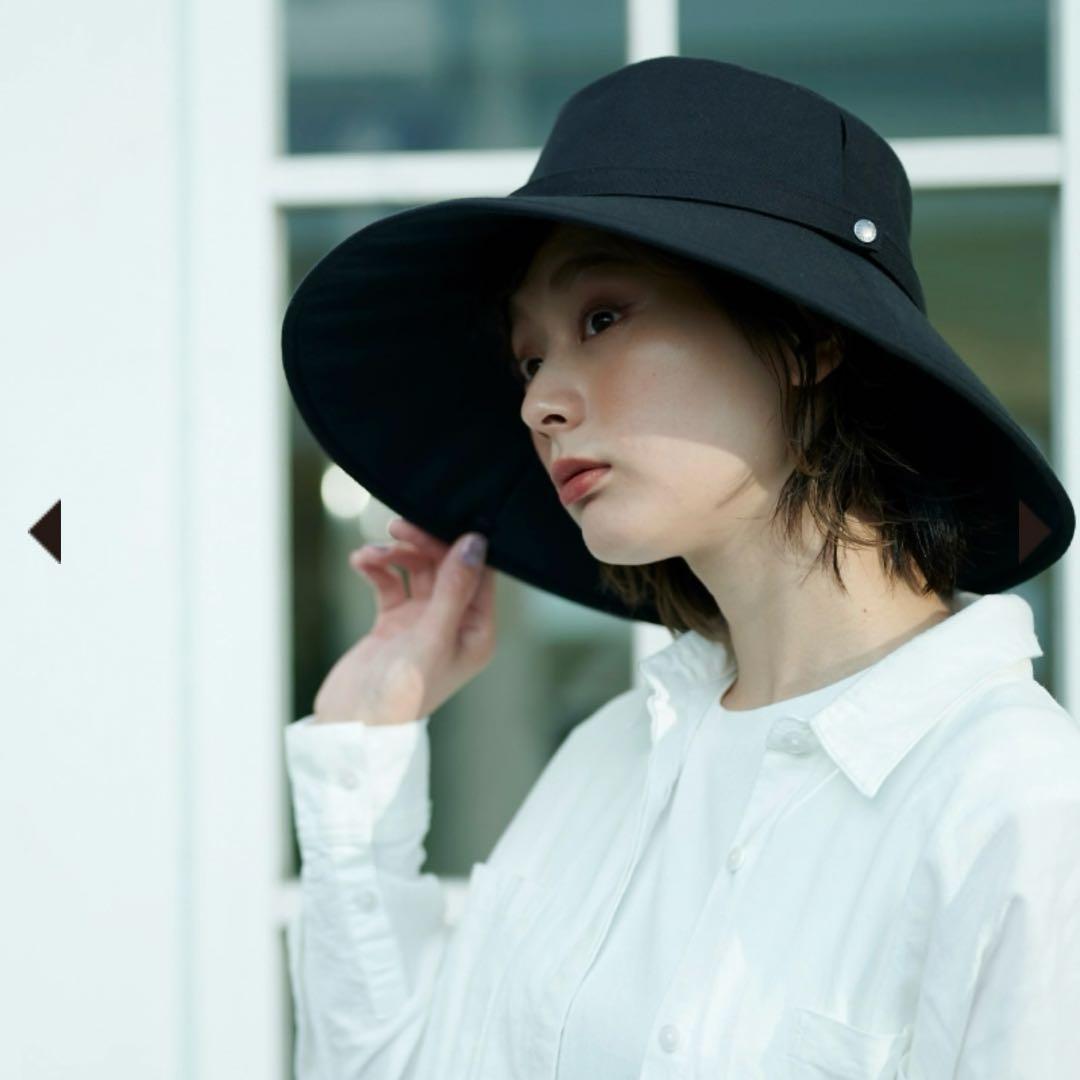 サンバリア100 ウィンドハット ブラック