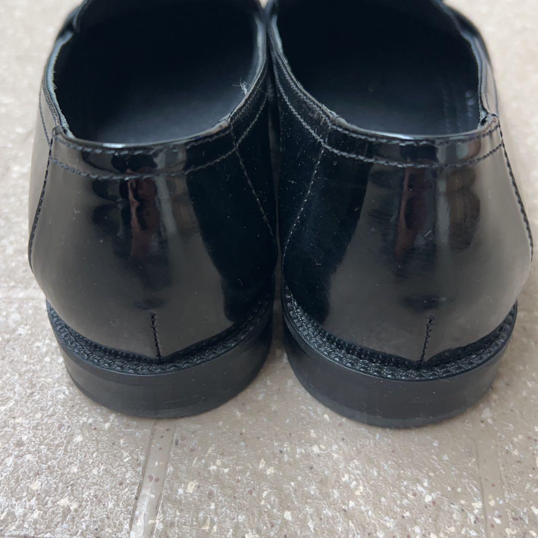 美品　ディエゴベリーニ　ローファー　36 ブラック　リボン　黒