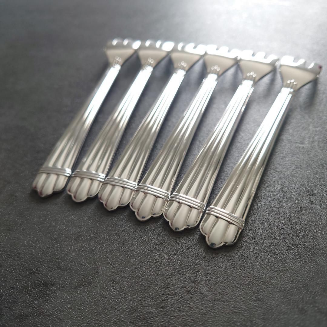 美品 クリストフル アリア ケーキフォーク 6点