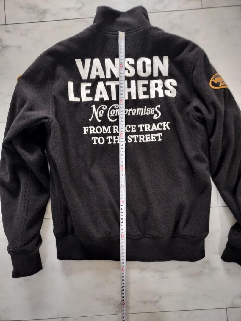 VANSON バンソン　フリース ジャケット タグ　プロテクター付き　XL