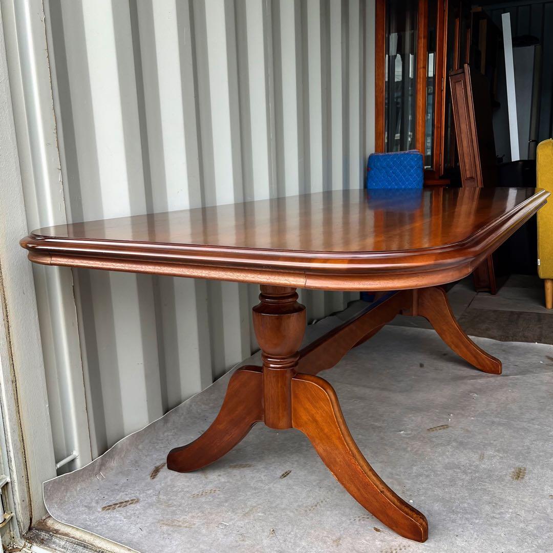 取付無料！マルニ地中海 天然木おしゃれアンティークダイニングテーブル✨