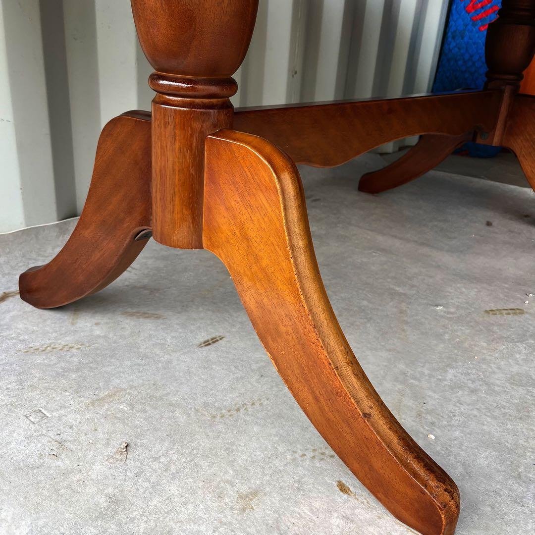 取付無料！マルニ地中海 天然木おしゃれアンティークダイニングテーブル✨