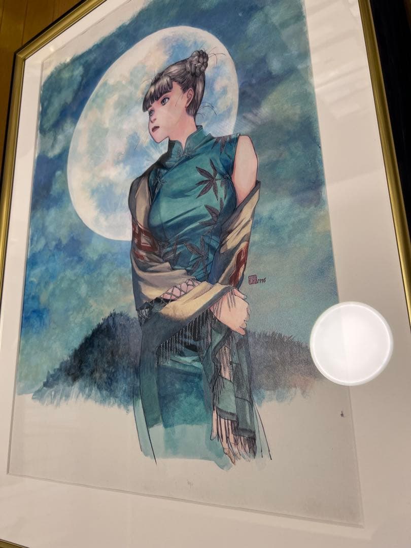 鶴田謙二 直筆サイン入り複製原画 「チャイナさん 1」