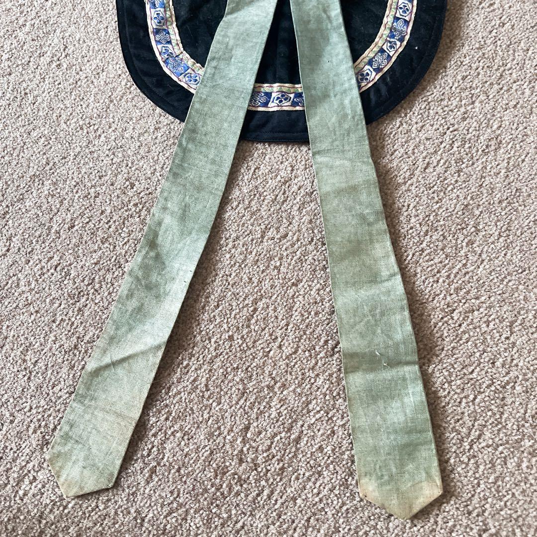 中国　アンティーク　1900年代初期　伝統的な刺繍帽子　希少　骨董