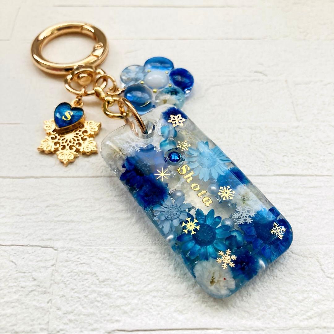 蜜館ページ　Man名入れチャーム、レジンキーホルダー