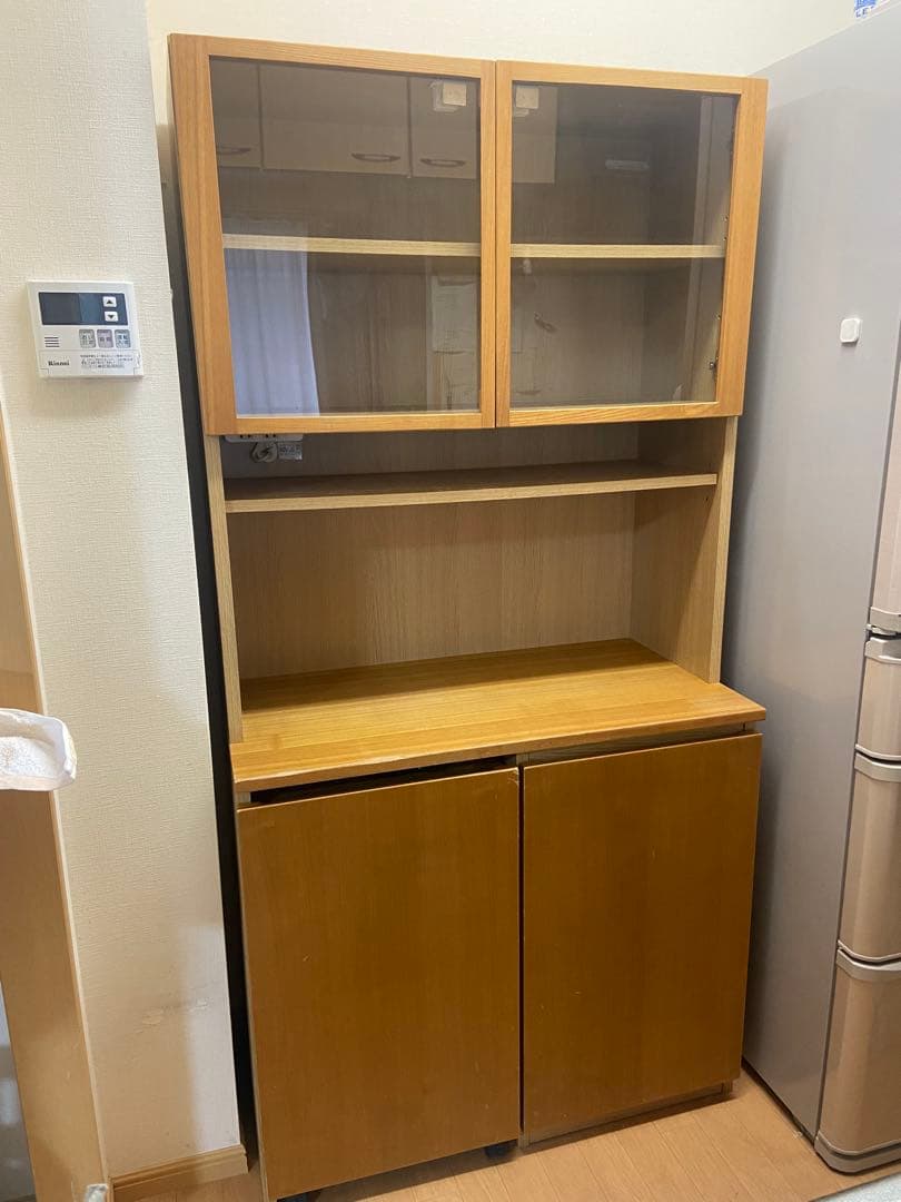 無印良品 食器棚 ★ 送料込み★木製カップボード