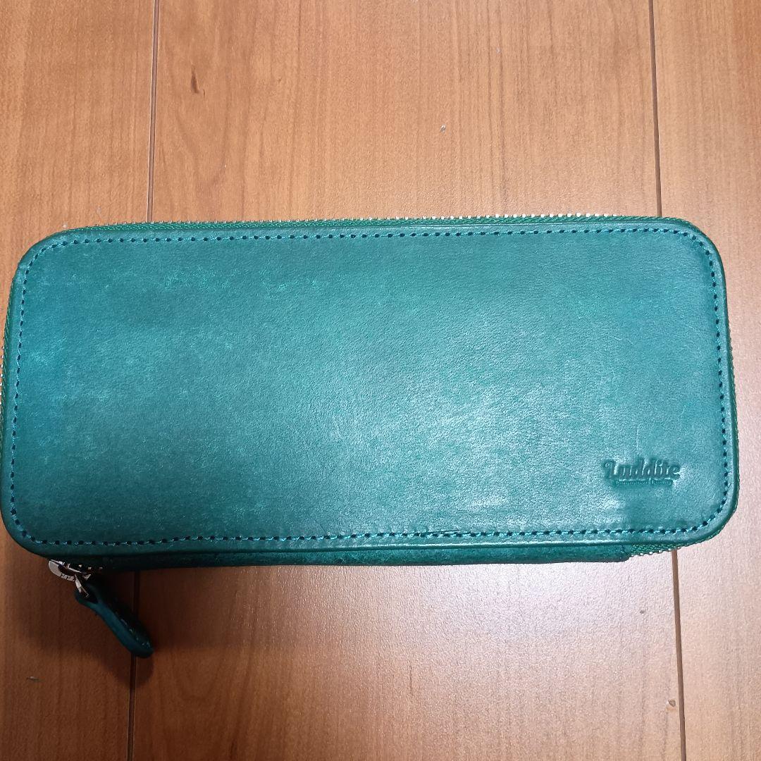 LUDDITE　ラウンドジップペンケース　エッセンシャル MAYA　ティール
