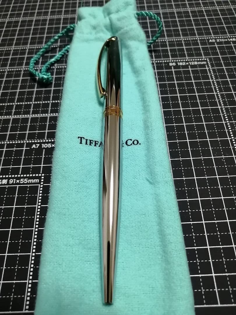 ライトニング　ティファニー　ティークリップ　回転式ボールペン　未使用品