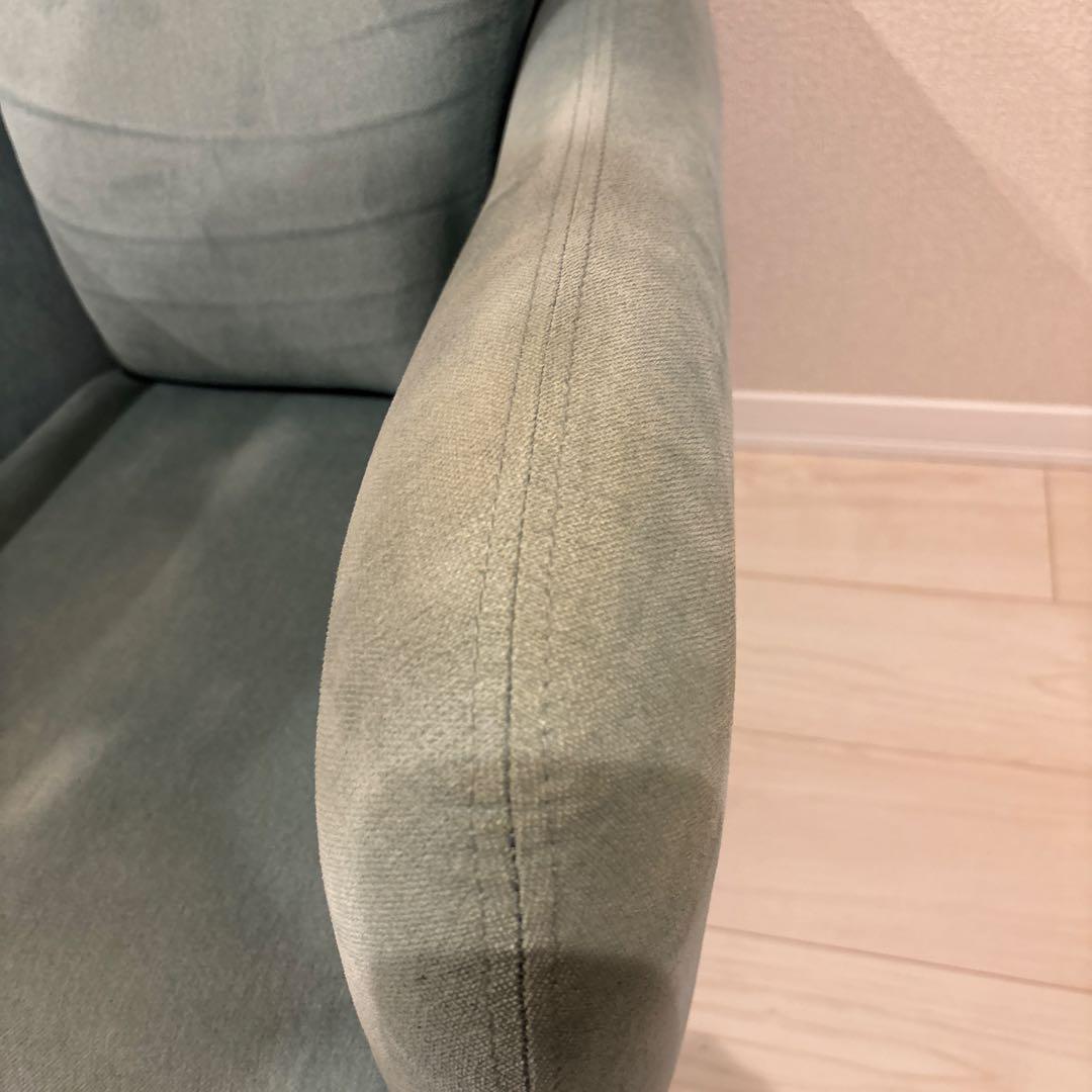 1人掛けソファ MINI MILLER ARM CHAIR Blue Gray