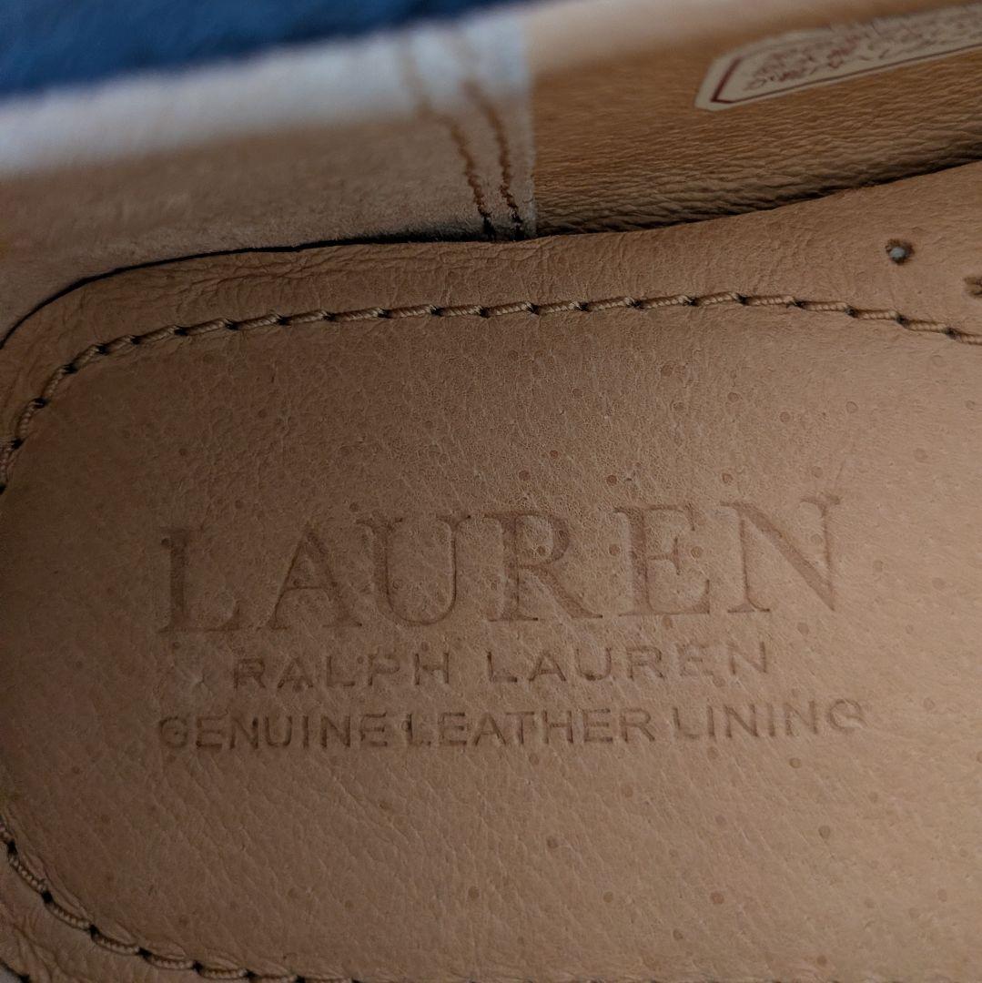 未使用級　ローレンラルフローレン　ドライビングシューズ　ローファー　スエード