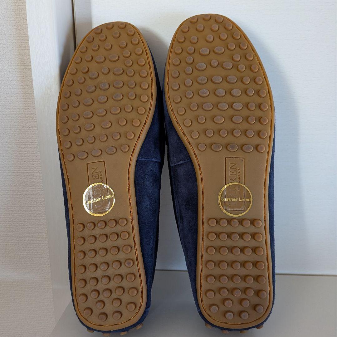 未使用級　ローレンラルフローレン　ドライビングシューズ　ローファー　スエード