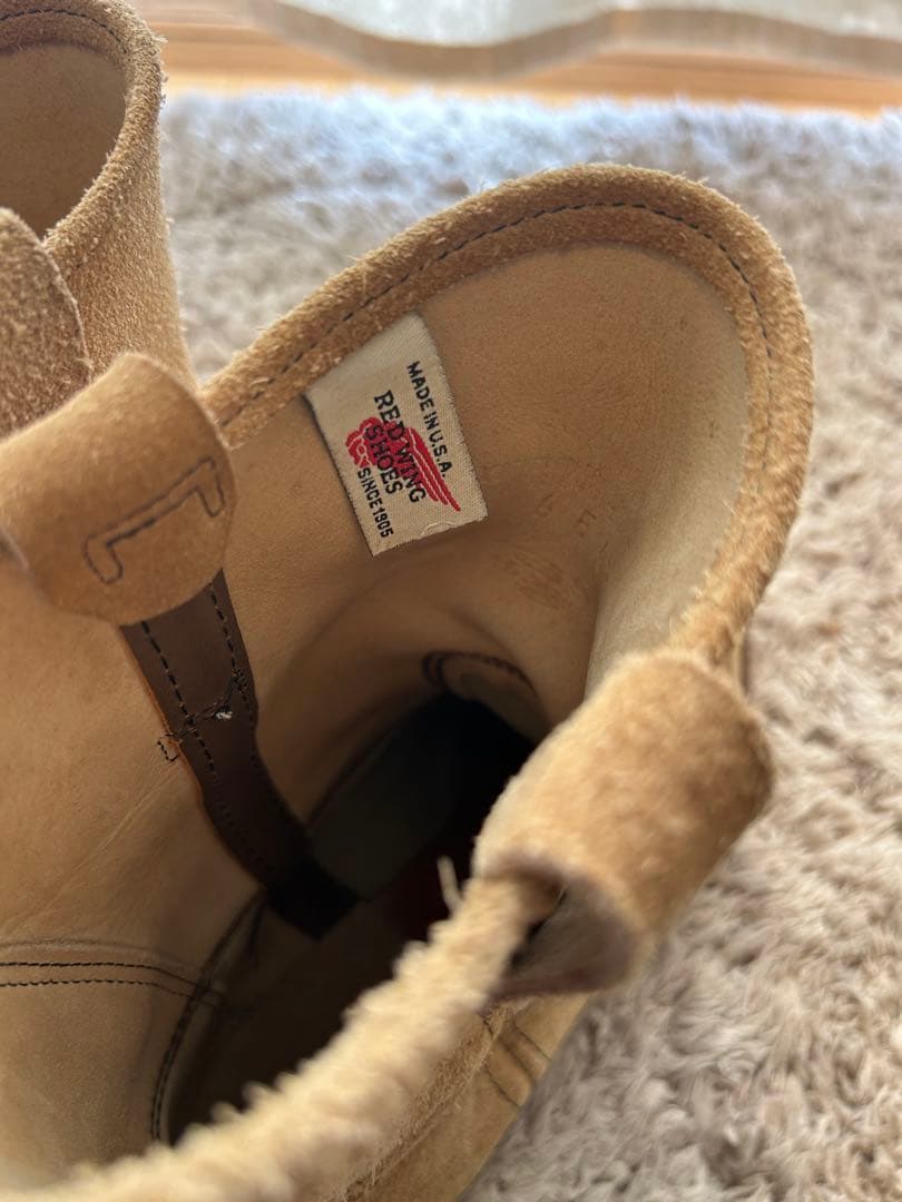 羽タグ　RED WING レッドウィング　スエード　ペコスブーツ　6E