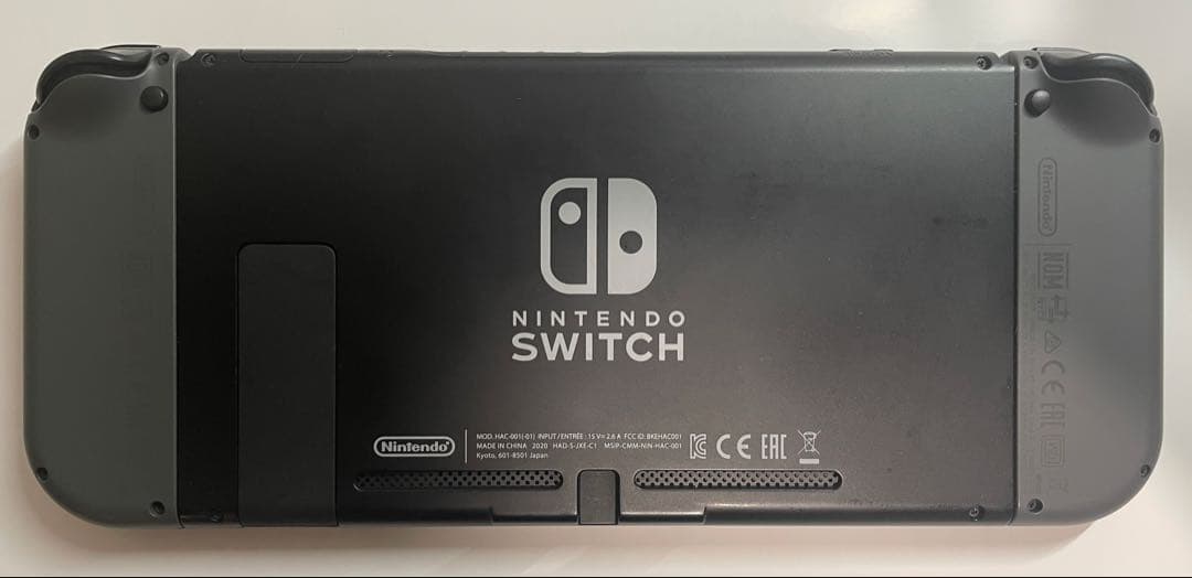 Nintendo switch グレー本体 バッテリー強化版 新型