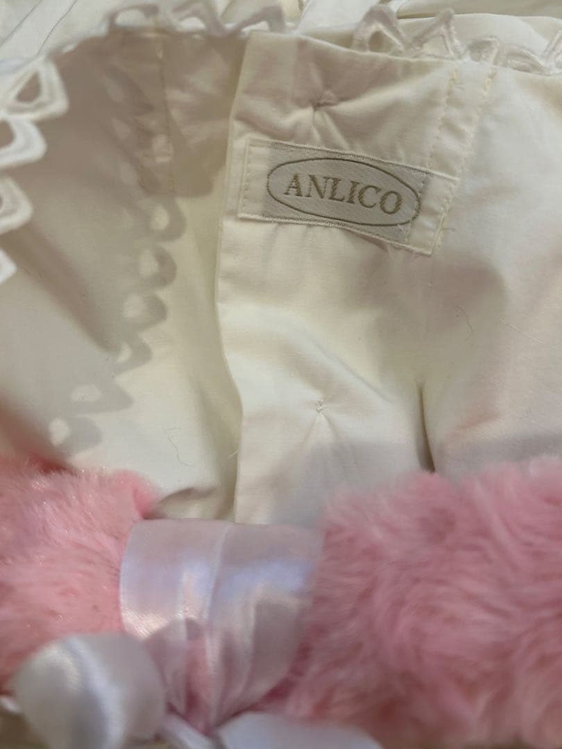 新品さえらアンリコ後ろリボン可愛いエプロン❤️おまけ薄ピンク系中古ポテチーノ割烹着