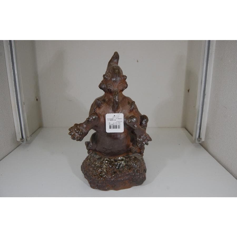 【定価の50%OFF】手捻岩獅子＠大海 陽一 上焼 シーサー 置物 沖縄県産