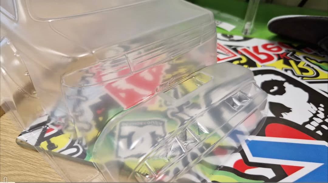 新品 無塗装 SILVIA S14 BOSS APLASTICS ラジドリボディ