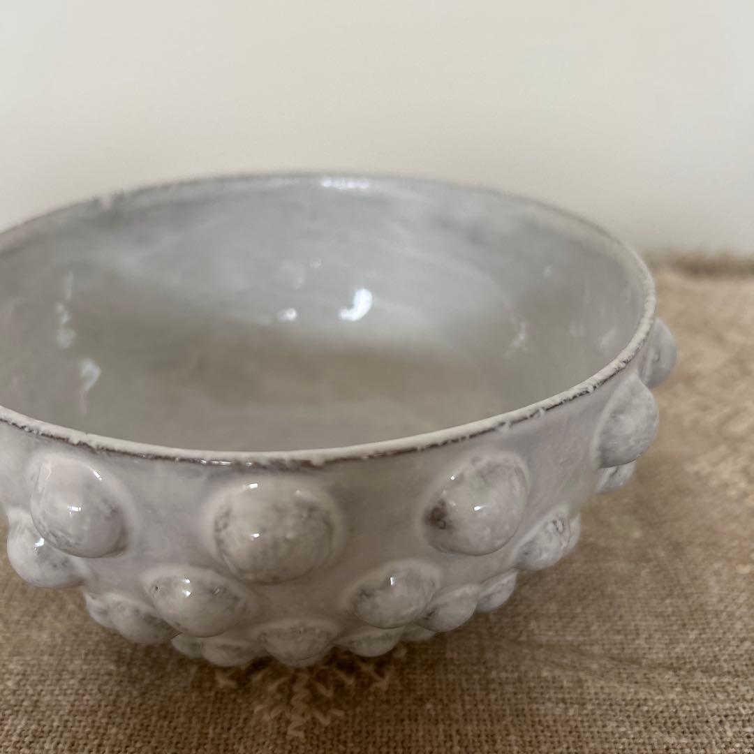 Astier de Villatte ドット模様ボウル　アスティエ