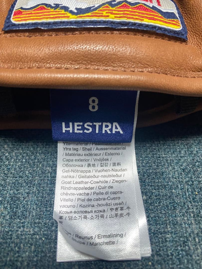 スキー・スノーボードアクセサリー HESTRA 3-Finger Full Leather GORE-TEX 8