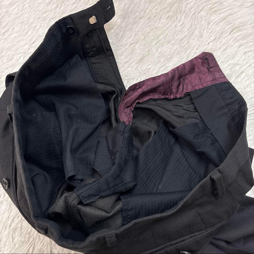 美品 ポールスミス セットアップ スーツ 総柄 地図柄 カシミヤ