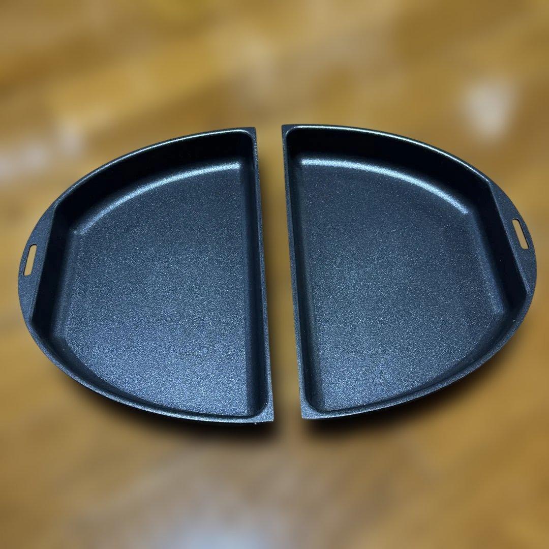 BRUNO オーバルホットプレート（ブルーグレー）