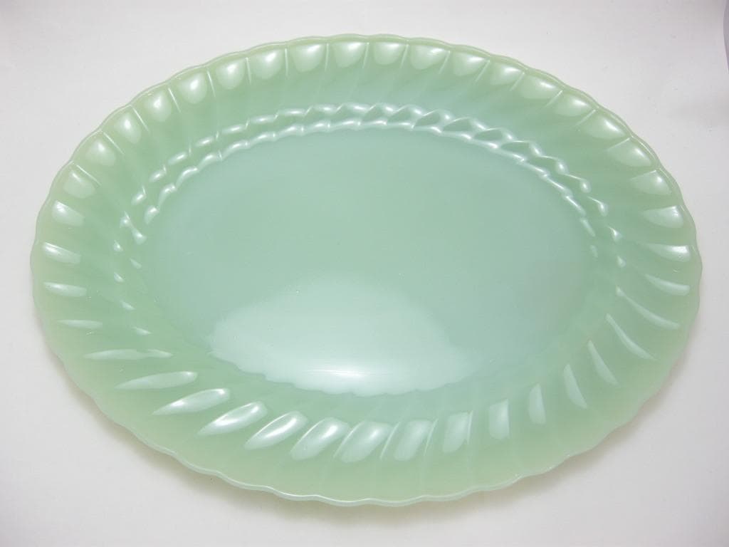 超美品！ファイヤーキング シェル オーバルプラッター ジェダイ No.001