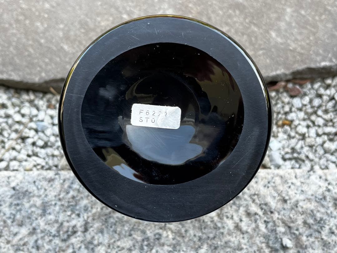 カメイガラス　ガラス製　花瓶　アンティーク