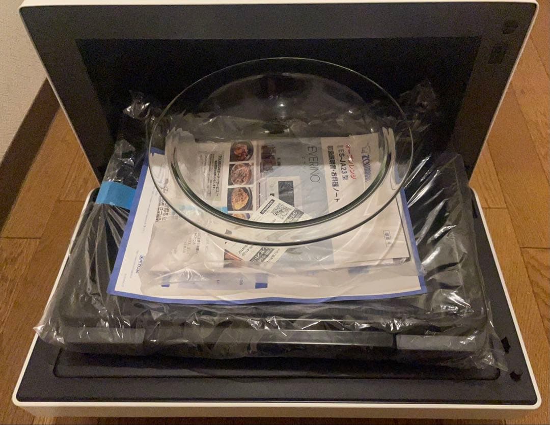 【未使用】象印 オーブンレンジ EVERINO ES-JA23-WA（ホワイト）