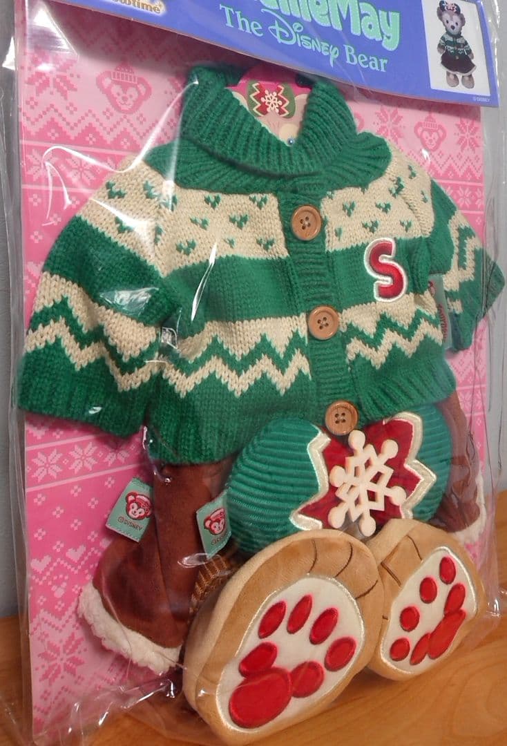 ダッフィー&シェリーメイ☆コスチュームセット☆ベリーメリースノウタイム2015