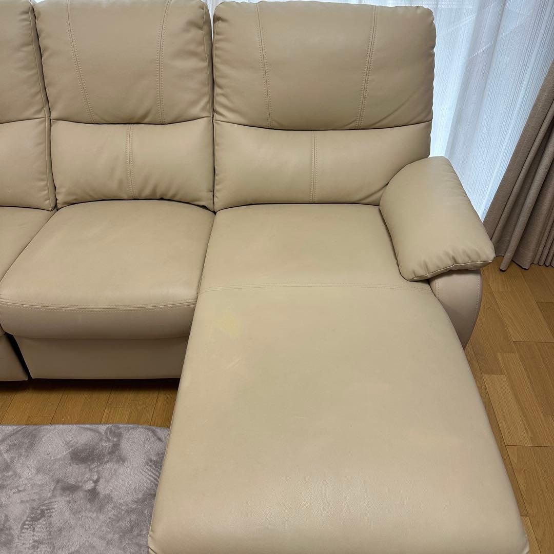 大塚家具 電動リクライニング カウチソファ サラSD-312 3人掛け