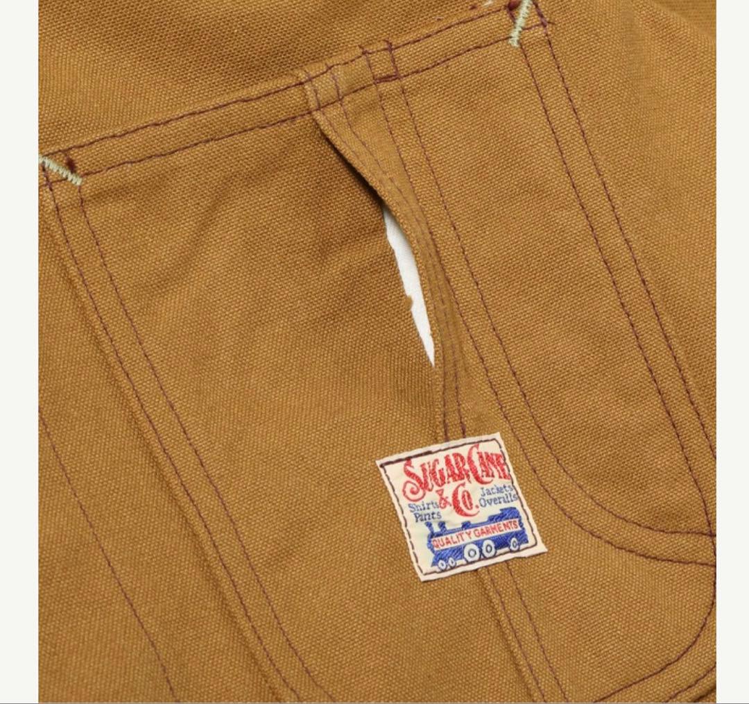 完売品　SUGAR CANE ブラウンダックカバーオール サイズ40