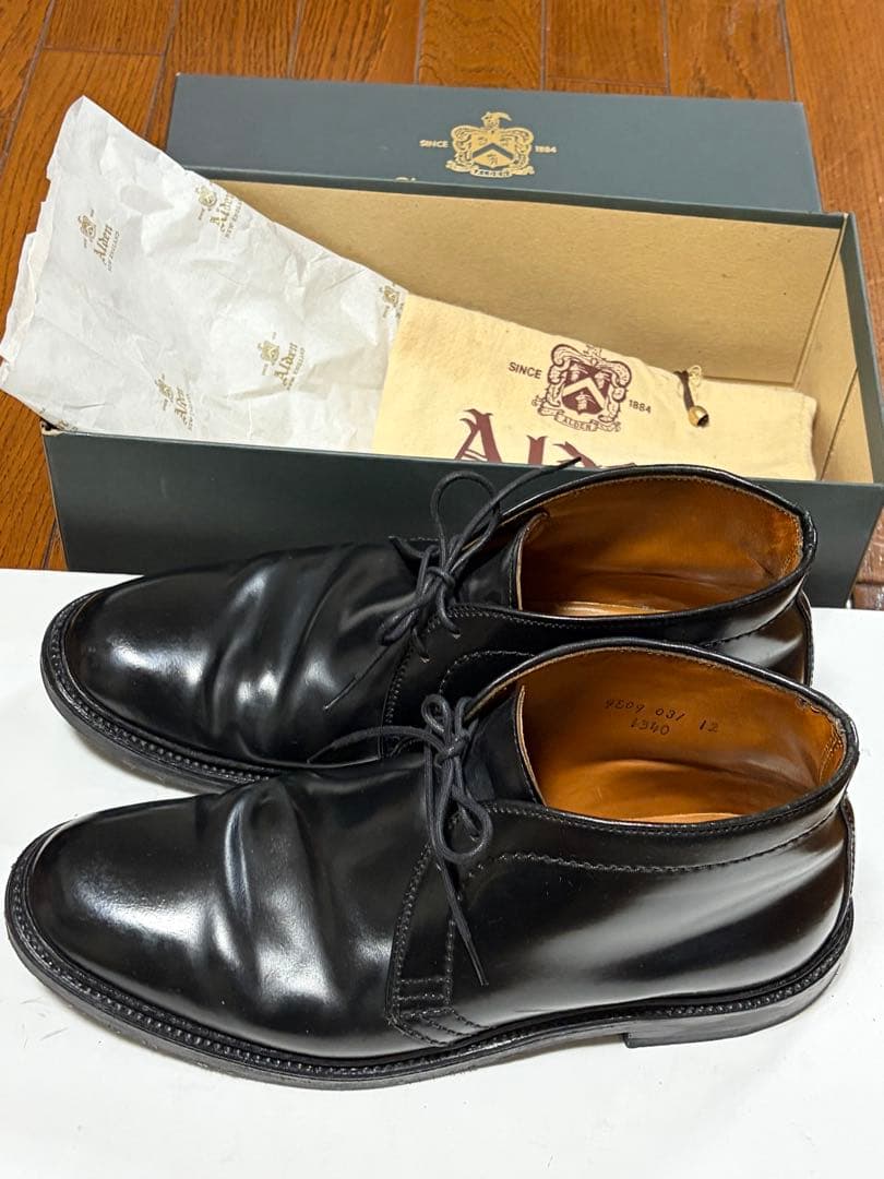最終値下げ　alden1340 極美正規品コードバン　チャッカブーツ