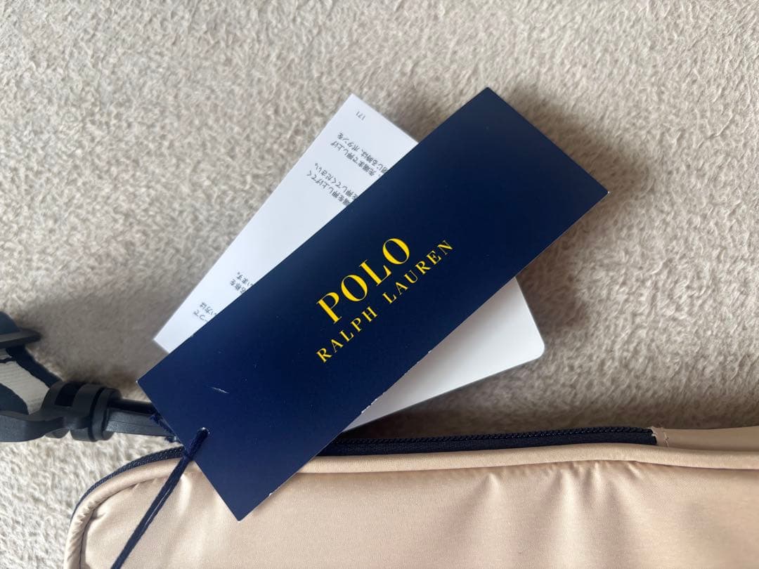 【ポロラルフローレン】晴雨兼用折りたたみ傘 遮光/uv レインポーチ付き