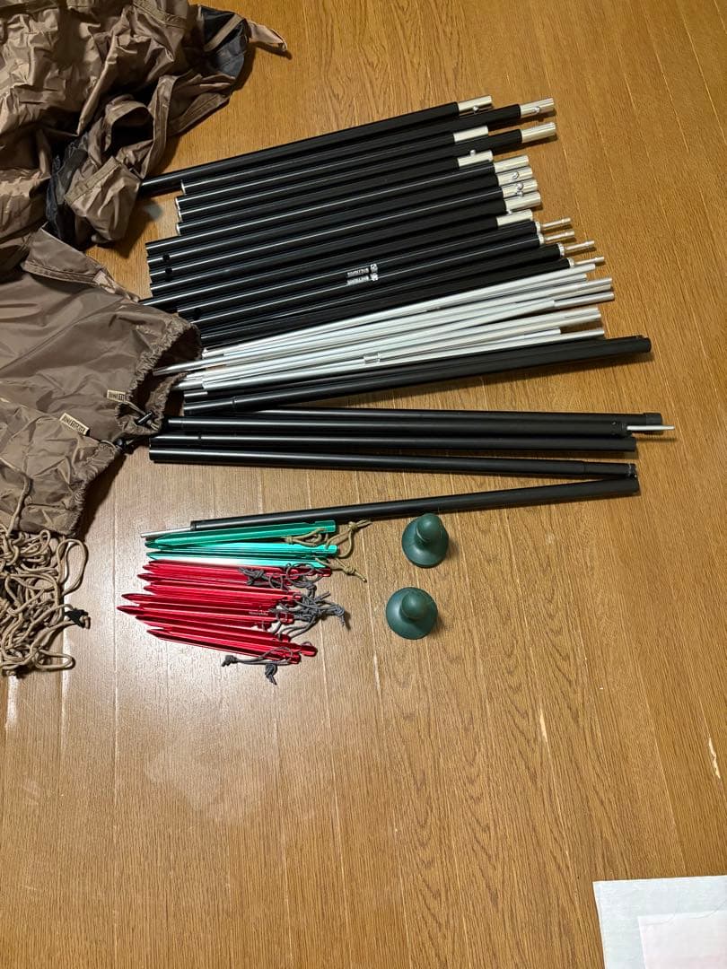 onetigris キャンプテント タープ付き　ソロキャンプ