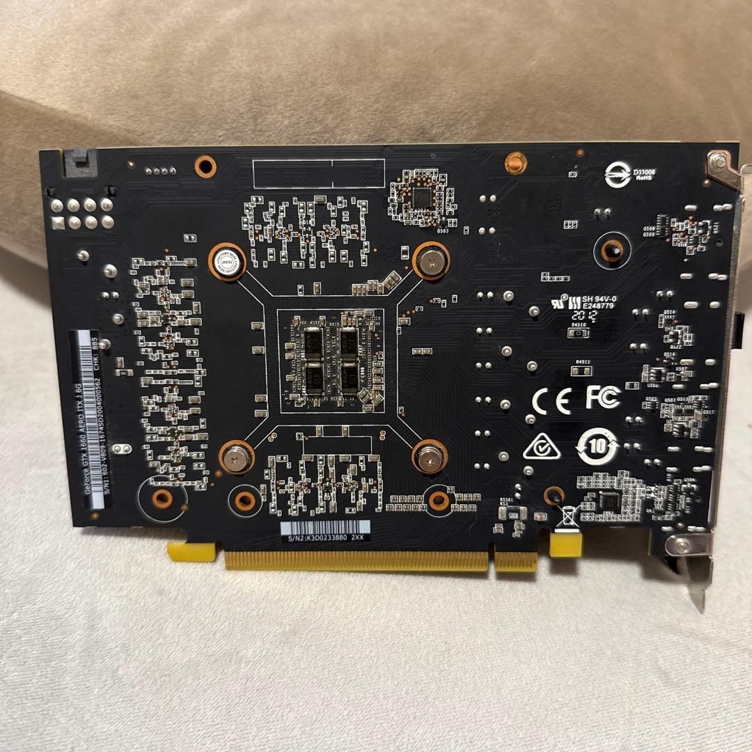 【値下】MSI GTX 1660 6GB グラボ DP×3 HDMI×1
