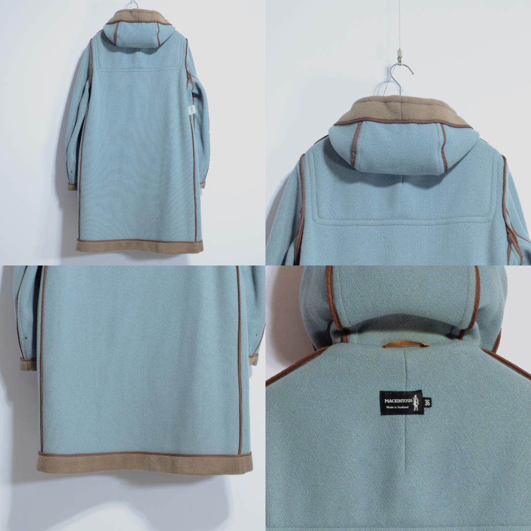 超希少極上品 ムーアブルック マッキントッシュ ダッフルコート トープ 36